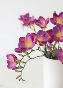Afloral Fake Flower Freesia In Violet - 27