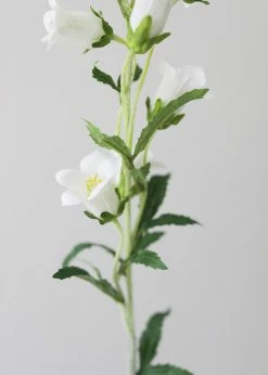 Afloral Cream White Artificial Campanula Bellflowers - 34.5