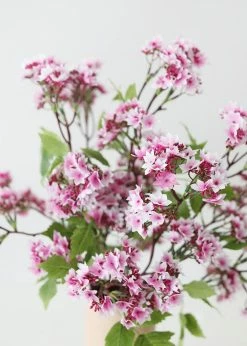 Afloral Pink Artificial Bouvardia Flower Branch - 32"
