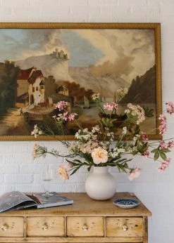 Afloral Artificial Flowers Pink Faux Wildflowers Viburnum Branch - 37