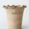 Afloral Wakefield Ruffled Clay Pot With Drainage - 9" Vases