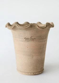 Afloral Wakefield Ruffled Clay Pot With Drainage - 9