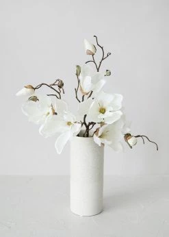 Afloral Silk Magnolia In Cream White - 19