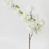 Afloral Artificial Flowers Faux Cherry Blossom In Cream White - 44"