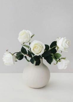 Afloral Real Touch White Rose Stem - 20"