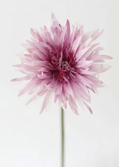 Afloral Artificial Flowers Lilac Purple Wild Gerbera Fake Flower - 22"