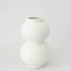 Afloral Matte Ceramic Double Orb Vase - 8"