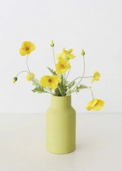 Afloral Everyday Matte Vase In Pistachio - 9