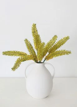 Afloral Green Yellow Fake Flower Agave Bloom - 34.25" Artificial Flowers