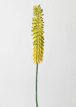 Afloral Green Yellow Fake Flower Agave Bloom - 34.25" Artificial Flowers