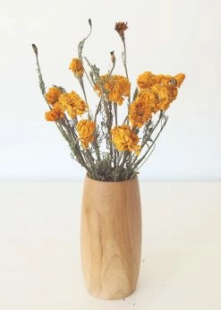 Afloral Yellow Dried Marigold Flowers - 14-22