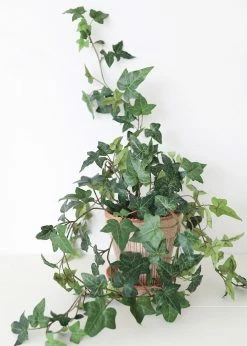 Afloral Fire Retardant Hanging Fake Ivy Branch - 24