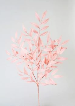 Afloral Fake Smilax Leaves In Pink - 26" Artificial Plants