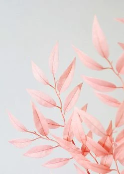 Afloral Fake Smilax Leaves In Pink - 26