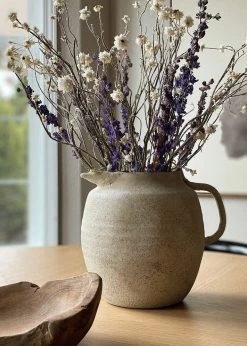 Afloral Larkspur And Daisy Dried Bouquet - 14-18" Dried Flowers