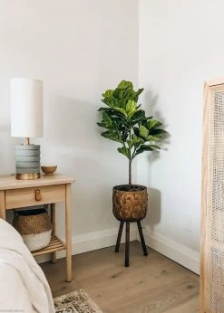 Afloral Woven Basket Plant Stand - 21.5