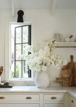 Afloral Natural White Clay Jug Vase - 14" Vases